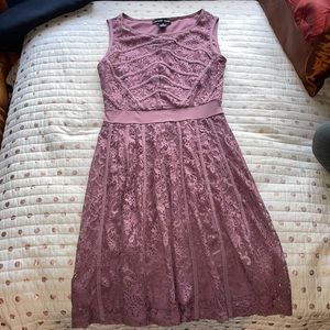 Purple Lace Dress